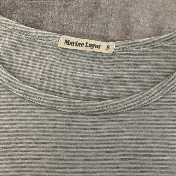 Marine Layer  Short Sleeve T-shirt Small Gray  Small - Picture 6 of 10